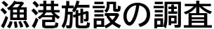 漁港施設の調査